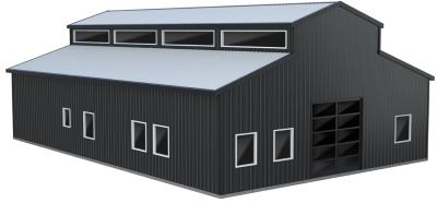 3-Bed Monitor Home Monitor House in black