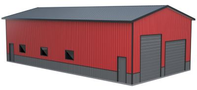 1,800 SF RV storage building for motorhomes and 5th wheel campers