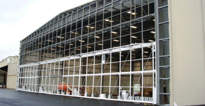 steel aircraft hangar