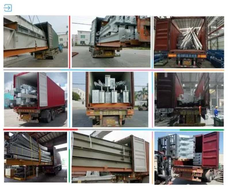 20000Sqm 1200ton Multi-Functional Processing Workshop,Mexico:Finished Structural Steelworks Loaded into 40feet HQ Containers