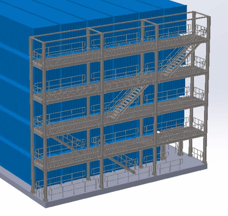 MODULAR STEEL REEFER RACKS 