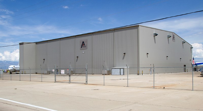 Gable Symmetrical Airplane Hangars