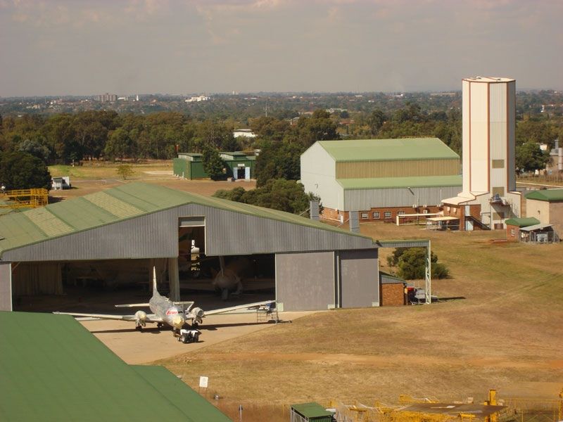 aircraft hangar with office mezzanine workshop storage overhead crane jig crane factilies