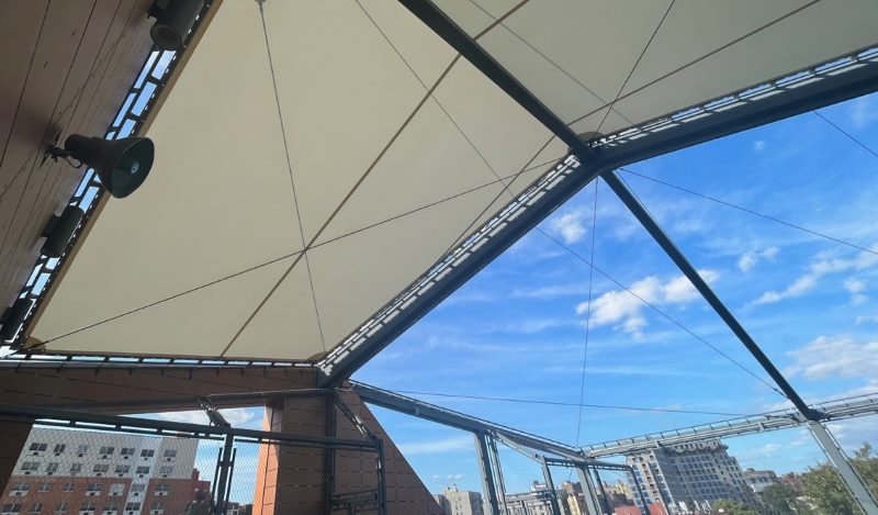 tensile membrane roof system