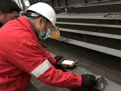 Steel beam quality inspection Non Destructive