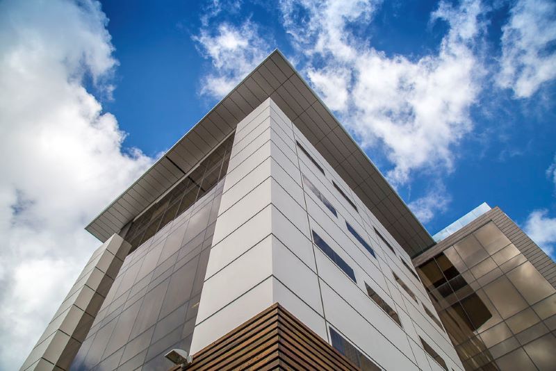 office plaza six level look up after completion