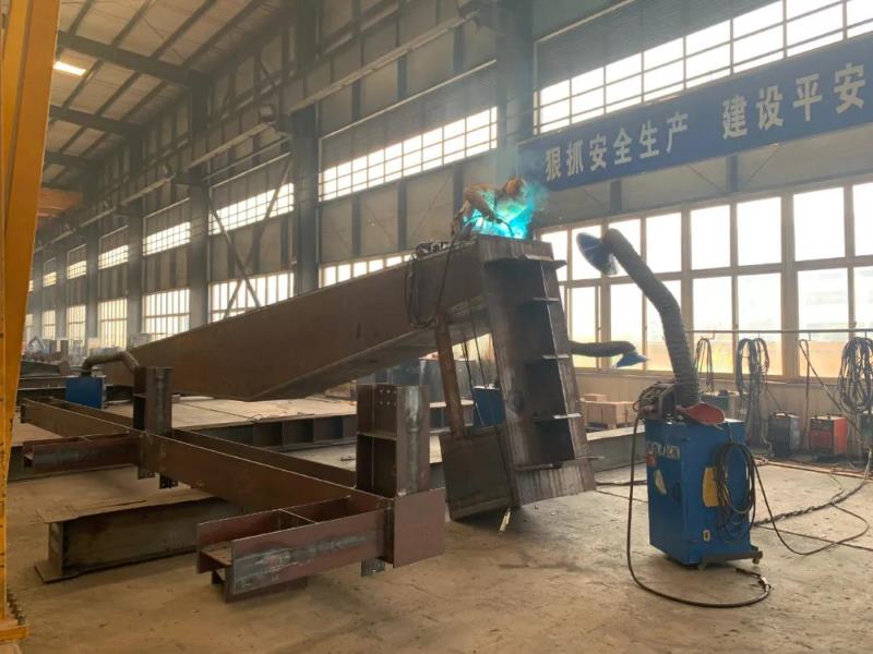 Workshop Fabrication Column Beam Connection