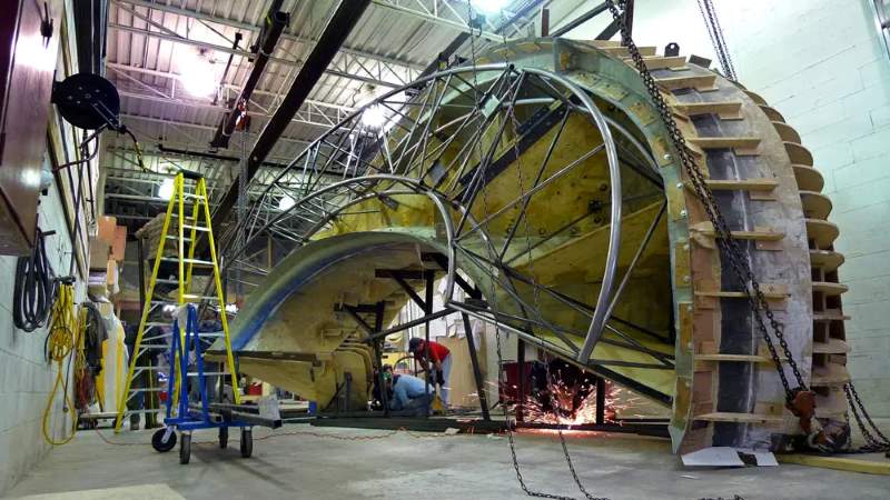 Spiral Stairs Workshop Preassembly