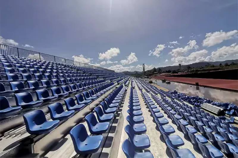 Steel Stadium Erection Completion With Audience Seats