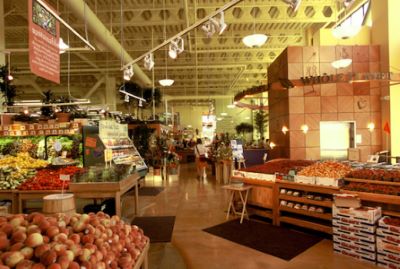 hexagonal Castellated Roof Retail Shop