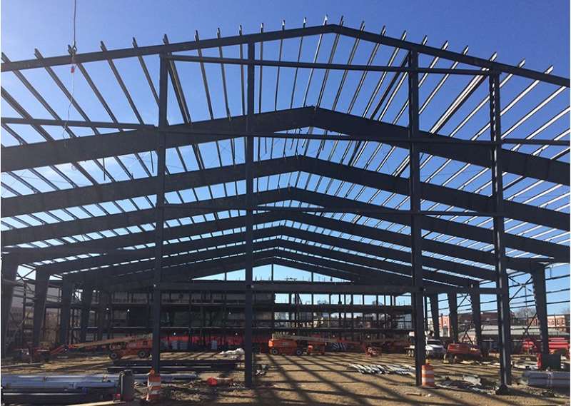 Prefabricated Structural Steel Frame Erection