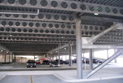 Cellular Steel Beams For Parking Garages Large Clear Span