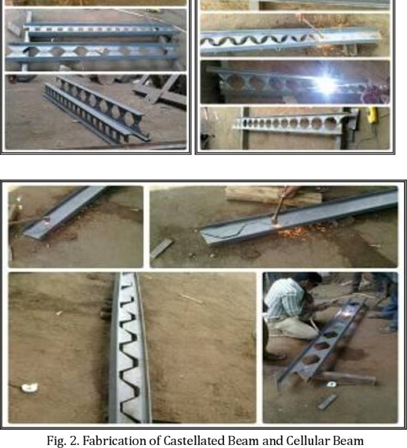 Fabrication of Castellated beams and cellular beams