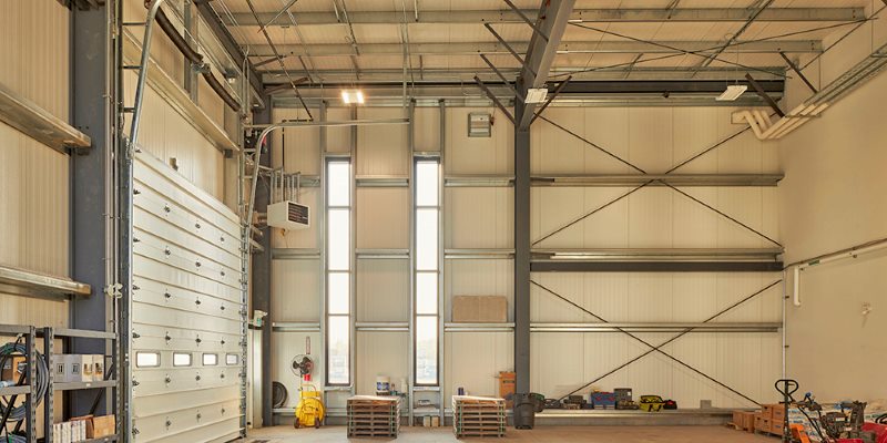 steel building warehouse showroom Storage Space