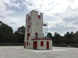 First Alarm - Four Story Fire Simulator Platform Building with Burner Rooms 