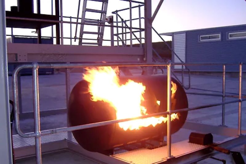 Petrochemical Storage Tank Fire Simulator Structures