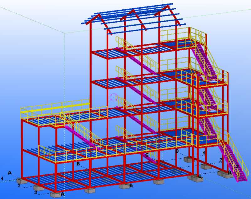 High Rise Fire Simulator Training Building Liberia | Industrial Iron Ore Mines 3D BIM Model