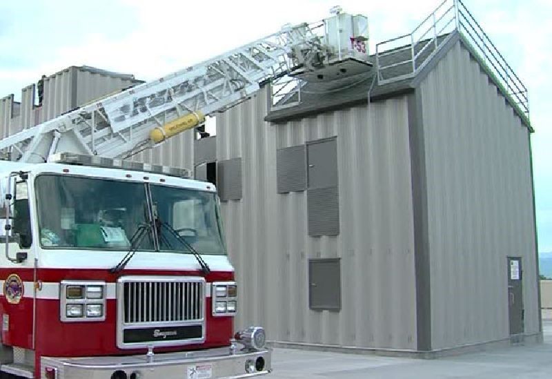 Live Fire Fighter Training Burn Buildings