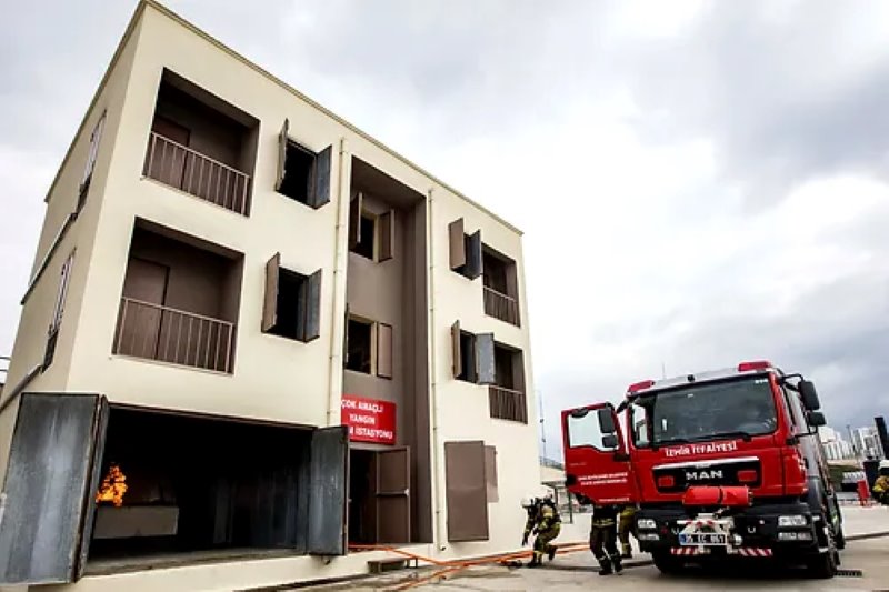 Residential Houses Fire Training Buildings