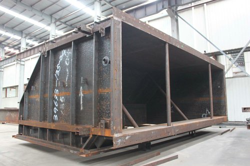 Flow Gas Inlet and Outlet Duct, compress box cabinet , Equipment Steel Structure Fabrication