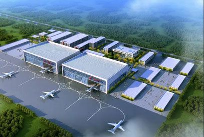 Prefab aircraft maintenance hangar/warehouse space frame Aircraft Hangar/Airport Terminal Solutions