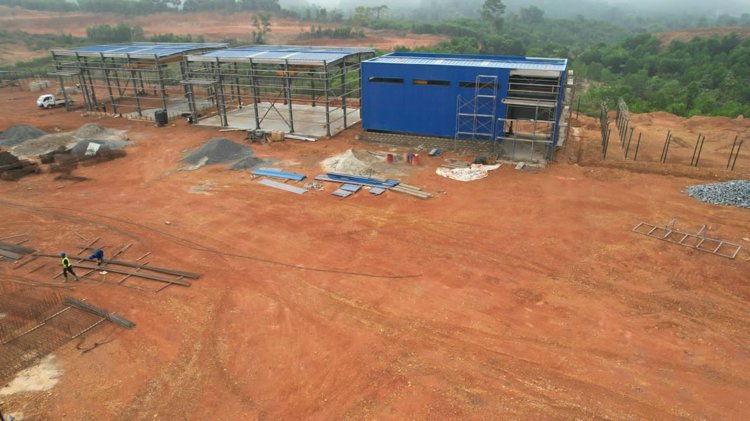 Ghana Prestea Natural Gas Conditioning and processing Plant,LNG Tanks,Foundation Formwork, workshop and Pipe racks