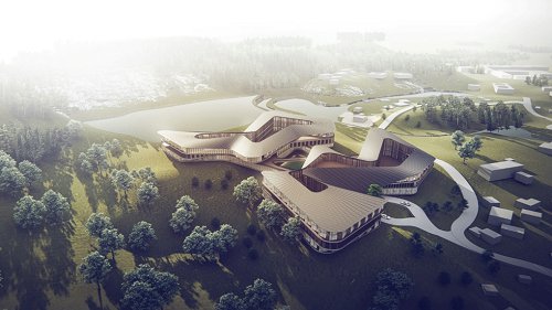 Jiangsu Garden Expo Park Project, Main Pavilion, Hotel, Relay Station, and other constructions