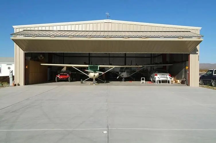 Hot Galvanized Steel Shed Aircraft Hangar Buildings For Airplanes / Air Terminals