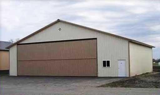 PEB Steel Aircraft Hangars With 26Ga Color Steel Corrugated Panels