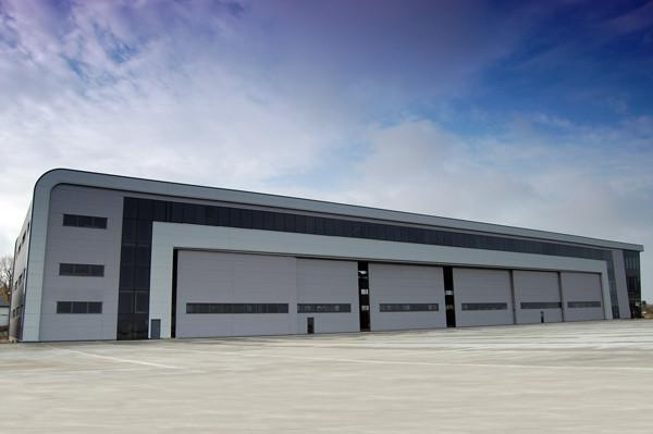 Modern Low Profile Aircraft Hangar Buildings Attractive Multi Rib Panels