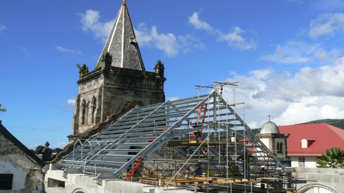 Steel Framed Church Prefabricated Building Steel Structure 