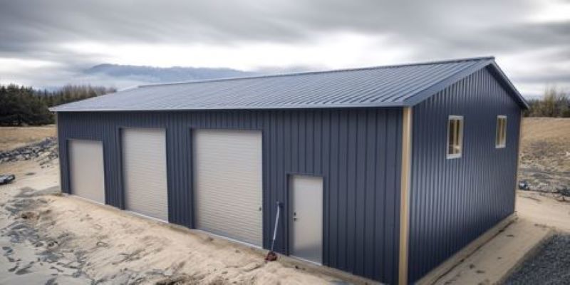 30x50 Garage 3-Bay with Loft | Custom Three Bay Garages | ZHM Huawu Steel,China