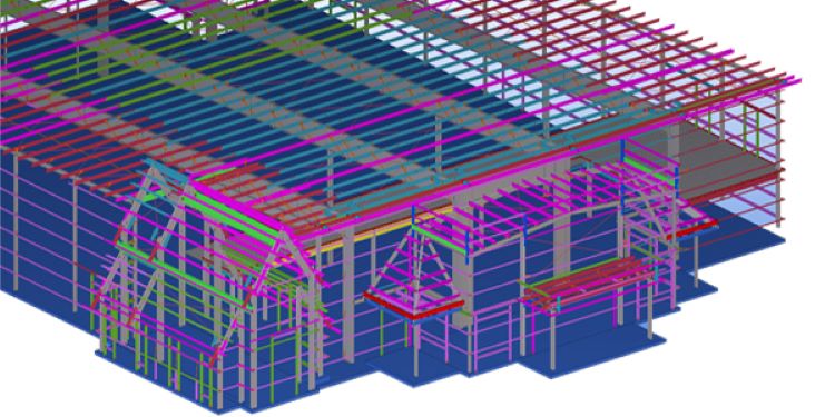 Custom Metal Building Design with BIM 3D Modeling Technology