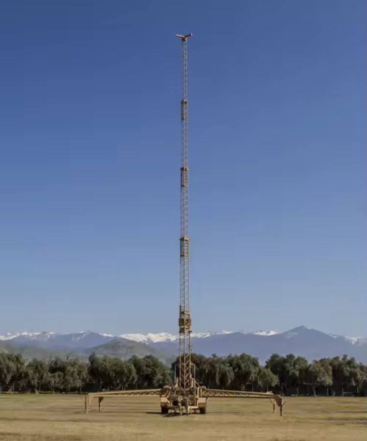 Cell On Wheel Trailer Mounted Communication Mobile Rapid Deployment Tower