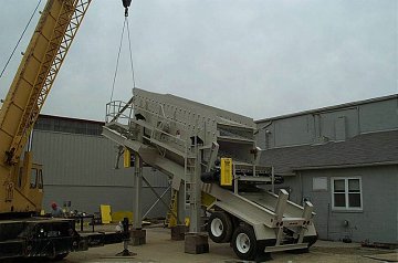 Portable Screening Station Plant Building Steel Structures | ZHM Huawu Steel,China